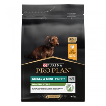 Pro Plan Small Puppy, для щенков мелких пород, курица, 3 кг