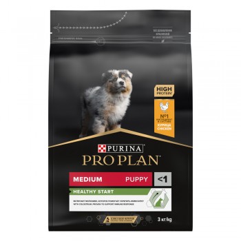Pro Plan Medium Puppy для щенков средних пород курица 3 кг