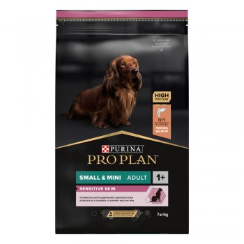 Pro Plan Small Adult, для взрослых собак мелких пород, лосось, 7,0 кг