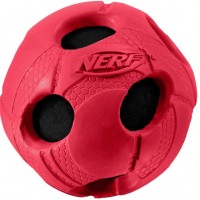 Игрушка д/собак Nerf Мяч с отверстиями, 5 см