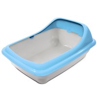 Туалет д/кошек Triol прямоугольный с ассиметричным бортом 