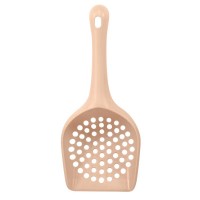 Совок д/туалета Triol с круглой ячейкой, бежевый 262*112*43 мм