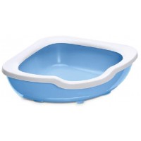 Совок д/туалета Triol с круглой ячейкой, голубой 262*112*43 мм