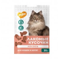 Лакомство д/кошек МНЯМС подушечки птица 