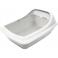 Туалет д/кошек Triol прямоугол. с ассим. борт 