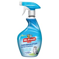 Уничтожитель пятен и запахов Mr. Fresh Expert 3 в1, д/кошачьих туалетов, спрей 0,5 л