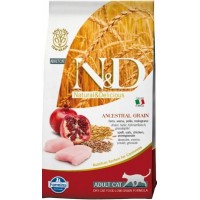 Farmina N&D Cat Low grain корм для кошек курица гранат 1.5 кг