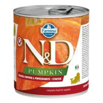 Farmina N&D Pumpkin Starter для щенков тыква курица гранат 285 г