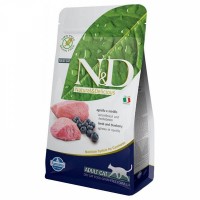 Farmina N&D Cat Prime корм д/взрослых кошек ягненок/черника 1,5 кг