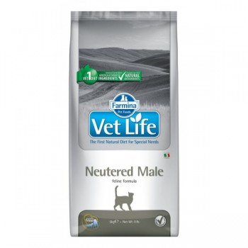 Farmina Vet Life Cat Neutered male для котов кастрированных курица 2,0 кг