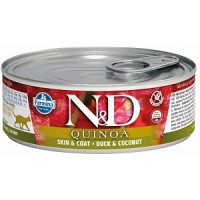 Farmina N&D Cat консервы для кошек киноа утка  кокос 70 г