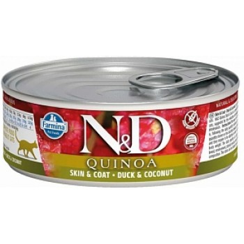 Farmina N&D Cat консервы для кошек киноа утка  кокос 70 г