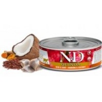 Farmina N&D Cat консервы для кошек киноа сельдь  кокос  70 г