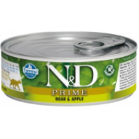 Farmina N&D Cat консервы для кошек кабан яблоко 70 гр