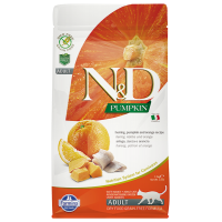 Farmina N&D Cat Prime Ocean корм д/взрослых кошек сельдь,апельсин,тыква 300 г