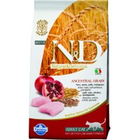 Farmina N&D Cat Low Grain для кошек низкозерновой курица гранат 5 кг