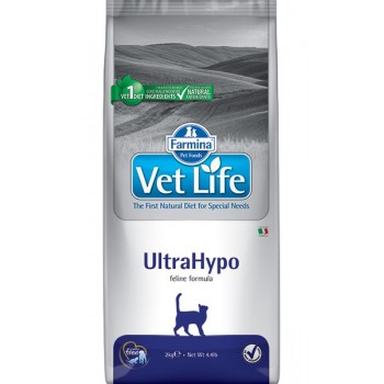 Farmina Vet Life Cat UltraHypo для кошек ультрагипоаллергенный 10 кг