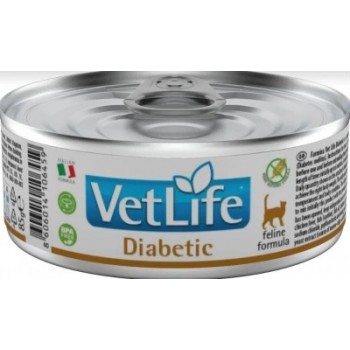 Farmina Vet Life Cat Diabetic  консервы для кошек при диабете 85 г