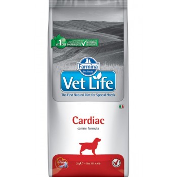Farmina Vet Life Dog Cardiac для собак сердечно сосудистых заболеваниях 10 кг