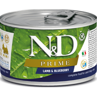 Farmina N&D Ptime для взрос. собак мелких пород  ягненок черника 140 г