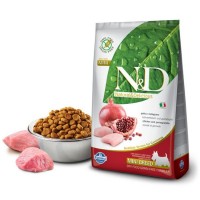 Farmina N&D корм д/взрослых собак мелк. пород курица/гранат 0,8 кг