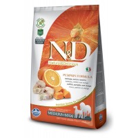  Farmina N&D Dog Ocean Medium & Maxi для собак треска апельсин тыква 2.5 кг