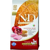 Farmina N&D Ancestral Grain Dog Senior Mini пожилых собак мелких пород с курицей и гранатом 2,5 кг Farmina N&D Ancestral Grain Dog Senior Mini пожилых собак мелких пород с курицей и гранатом 2,5 кг