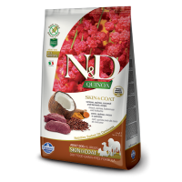 Farmina N&D Dog для собак для  кожи и шерсти беззерновой оленина киноа 7 кг