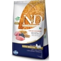 Farmina N&D Low grain для собак мелких пород ягненок, спельта, овёс, черника 2,5 кг
