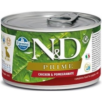 Farmina N&D Ptime для щенков мелких пород курица гранат 140 г