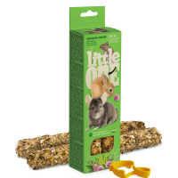 Лак-во для мор.свинок,крол. и шинш.Little One,палочки с луг.трав. 55 гр*2 шт
