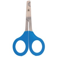 Когтерез DeLIGHT ножницы большие загнутые для животных (голубые)