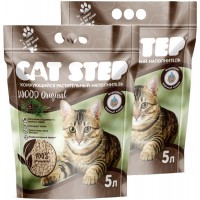 Наполнитель растительный Cat Step Wood Originall древесный комкующийся 5 л