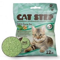Наполнитель растительный Cat Step Tofu Green Teal комкующийся 12 л