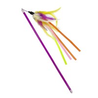 Игрушка д/кошек PerseiLine дразнилка Перья + ленточки 40 см