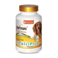 Витаминное лакомство д/собак Unitabs CalciPlus Q10 с кальцием и витамином Д3, 100 шт. 