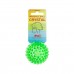 Игрушка д/собак ZooOne ПВХ мяч массажный 6 см прозрачный зеленый