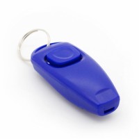 Кликер-свисток д/дрессировки с кольцом