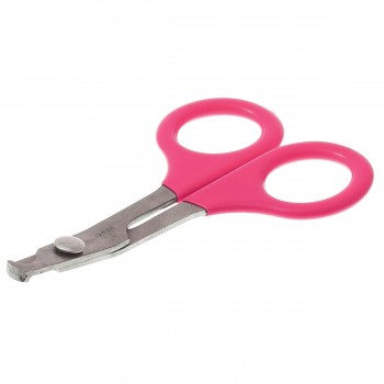 Когтерез DeLIGHT ROSE ножницы большие прямые для кошек (розовые)