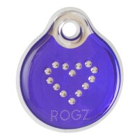 Адресник Rogz L фиолетовый, 3,4 см IDR34BJ