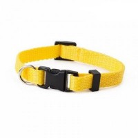 Ошейник капроновый Лаурон 15мм 25-40 см желтый