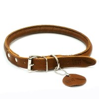 Ошейник кожаный Collar Sof, коричневый д/длинношерстных собакt, 15*39-47 Ошейник кожаный Collar Sof, коричневый д/длинношерстных собакt, 15*39-47