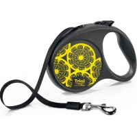 Рулетка Triol by flexi Joy Lemon S 5 м до 15 кг, лента Рулетка Triol by flexi Joy Lemon S 5 м до 15 кг, лента