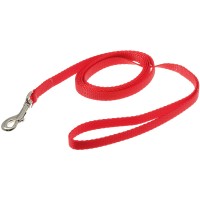 Поводок нейлоновый V.I.Pet красный, 10 мм*1,5 м