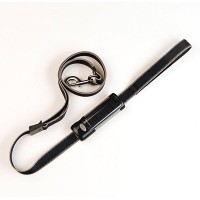 Поводок нейлоновый Patento Pet с фонариком DOG-e-Lite 180 cm (черн. пов/черн. фон) 