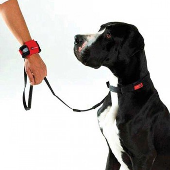 Поводок нейлоновый Patento Pet Hands-Free, черный, 1,0 x 110 cm