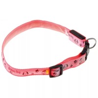 Ошейник светящийся V.I.PET с USB-зарядкой «Собачки и лапки», 20 мм, (50-60 см) Ошейник светящийся V.I.PET с USB-зарядкой «Собачки и лапки», 20 мм, (50-60 см)