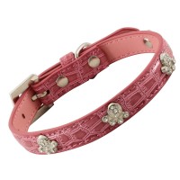 Ошейник иск. кожа Triol со стразами, 15*400 мм, SYX152  Ошейник иск. кожа Triol со стразами, 15*400 мм, SYX152