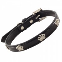 Ошейник иск. кожа Triol со стразами, 15*450 мм, SYX159  Ошейник иск. кожа Triol со стразами, 15*450 мм, SYX159