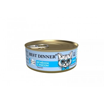 Best Dinner Vet Profi Renal Exclusive консервы для кошек, ягненок, 100 г